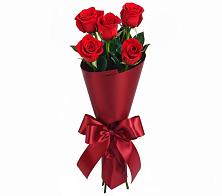 Букет 5 Красных роз Эдлесс Лав в Барсово
