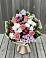 Букет цветов из: Альстромерии, Гвоздики, Розы и Хризантемы в Барсово