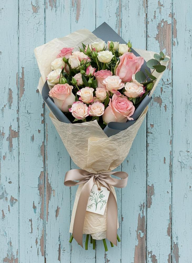 Букет цветов из: Розы в Барсово