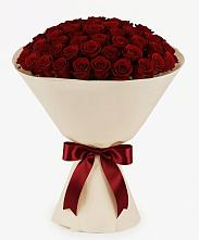 Букет 101 Бордовая роза Блэк Бакарра в Барсово