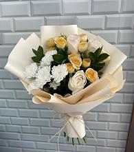Букет цветов из:  Розы и Хризантемы в Барсово