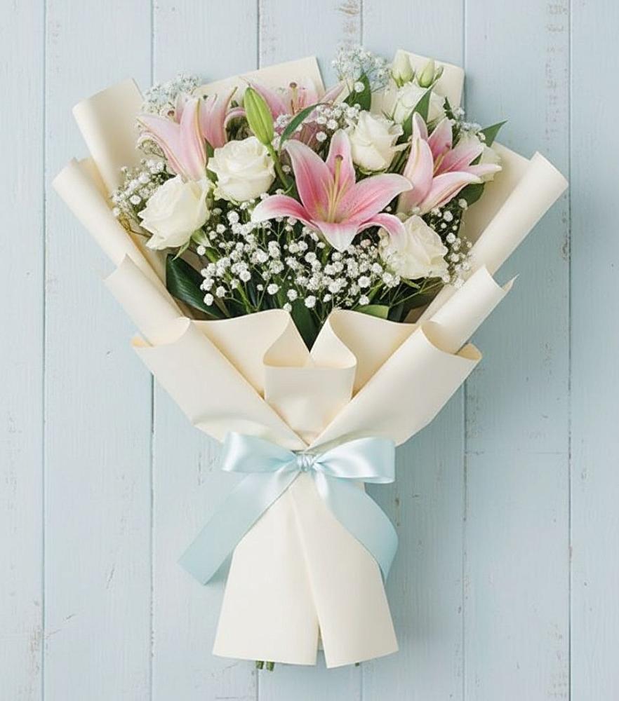 Букет цветов из: Лилии в Барсово