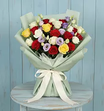 Букет цветов из:  Розы #REPLACE_PRED# Барсово