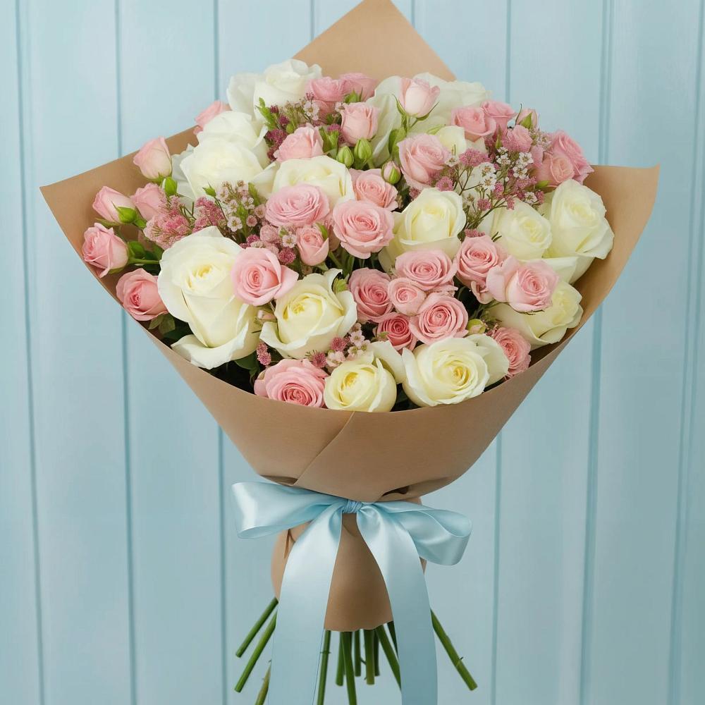 Букет цветов из: Розы в Барсово