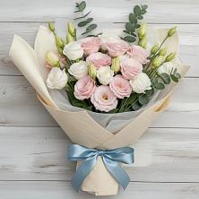 Букет цветов из:  Лизиантусы в Барсово