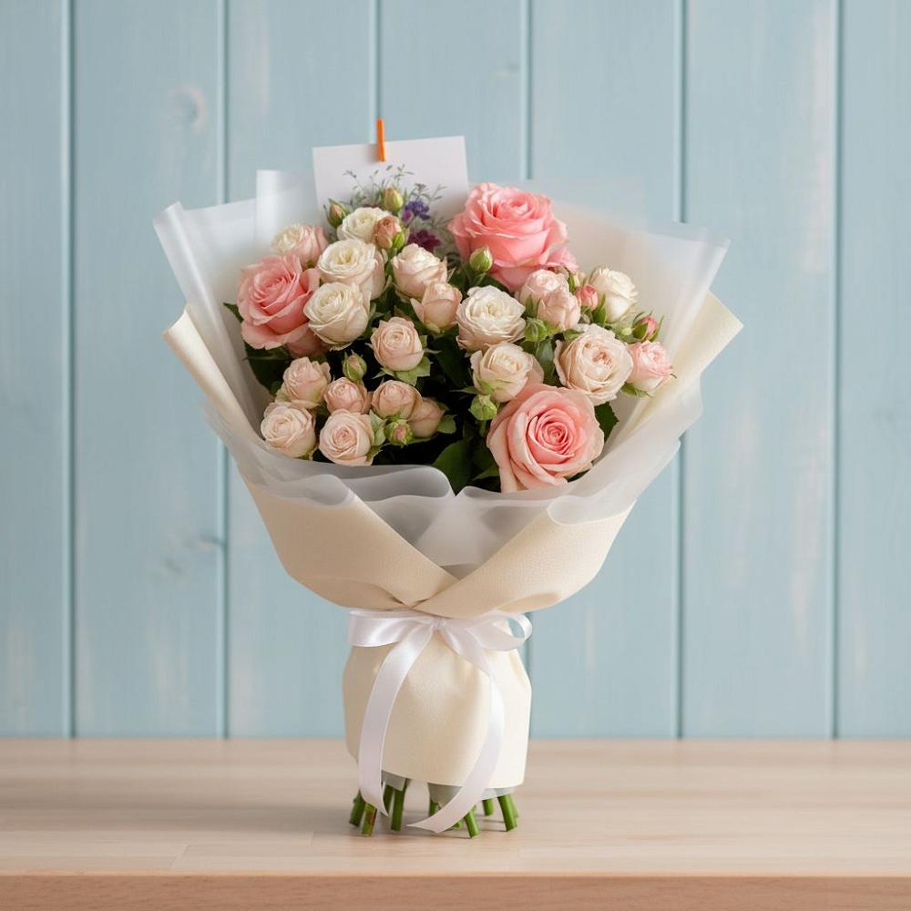 Букет цветов из: Розы в Барсово