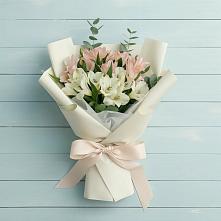 Букет цветов из:  Альстромерии #REPLACE_PRED# Барсово