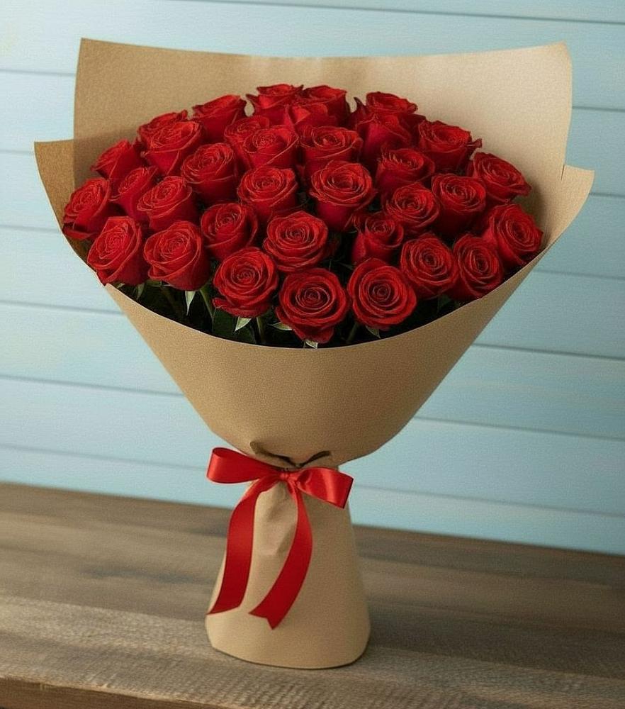 Букет Красные розы Милано в Барсово