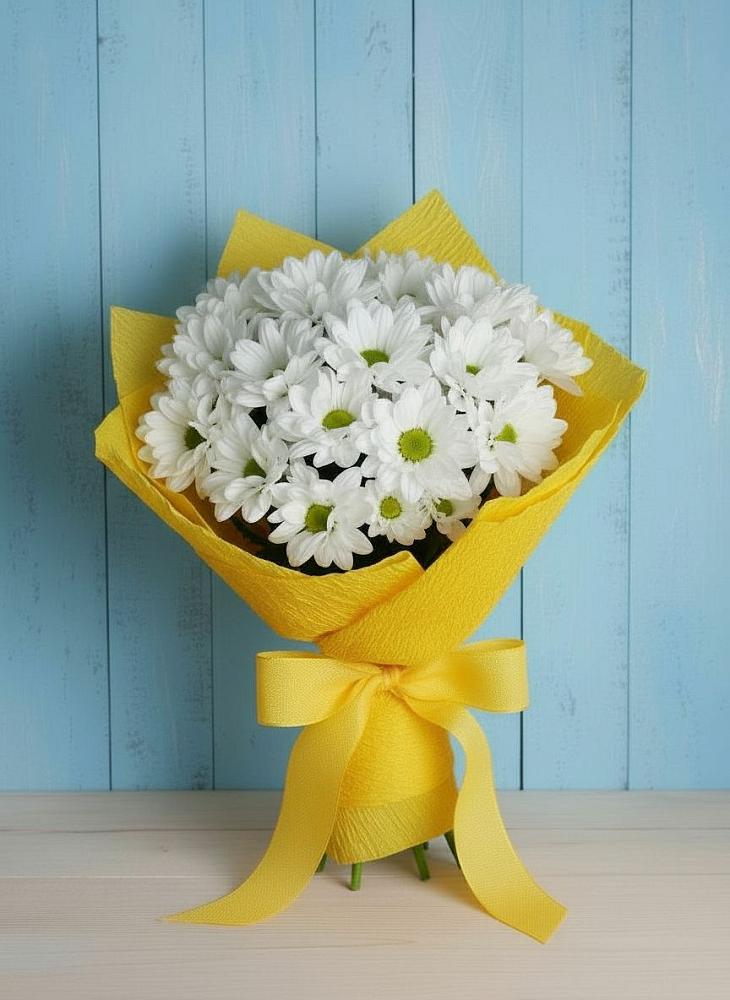 Букет цветов из: Хризантемы в Барсово