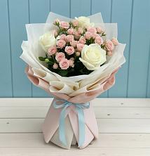 Букет цветов из:  Розы в Барсово