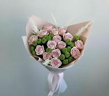 Букет цветов из:  Розы и Хризантемы в Барсово