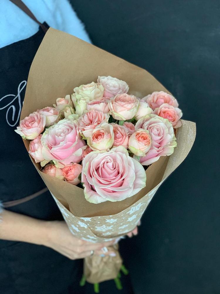 Букет цветов из: Хризантемы и Розы в Барсово