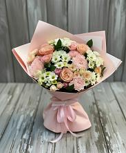 Букет цветов из:  Гвоздики, Розы и Хризантемы #REPLACE_PRED# Барсово