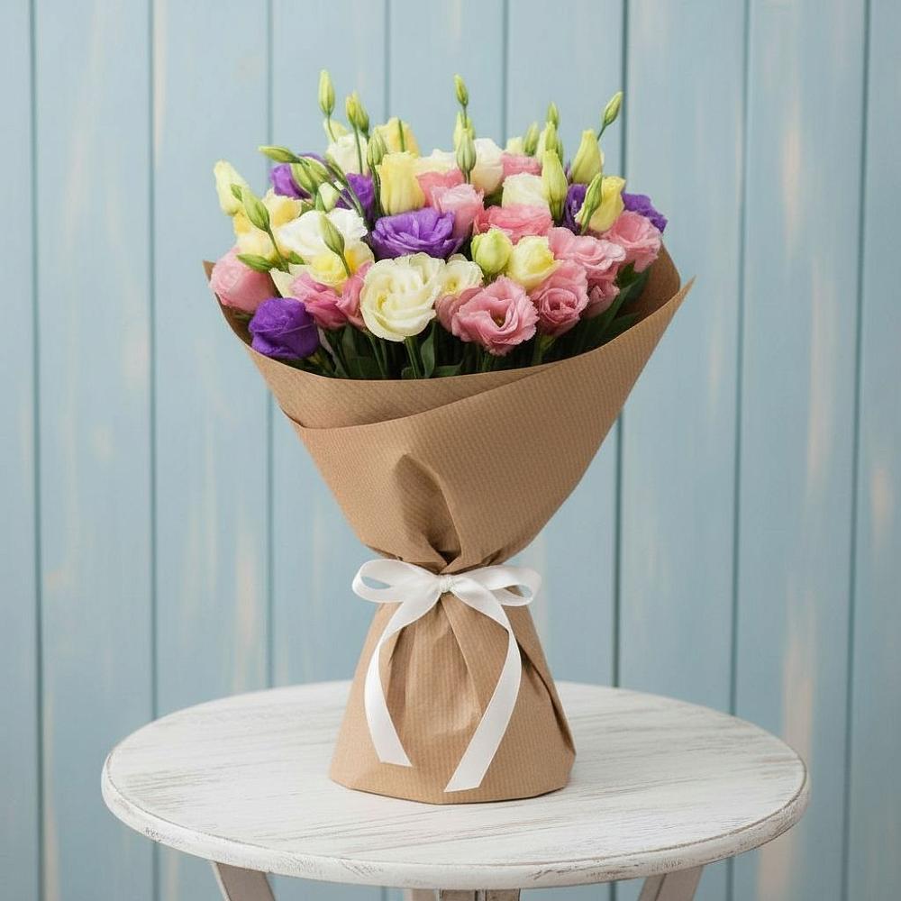 Букет цветов из: Лизиантусы в Барсово