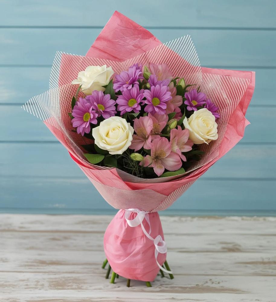 Букет цветов из: Герберы в Барсово