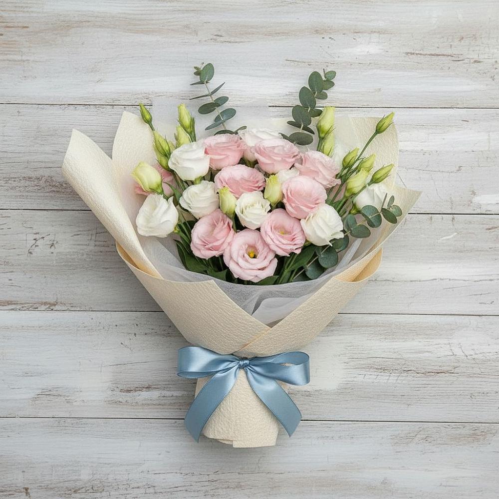 Букет цветов из: Лизиантусы в Барсово